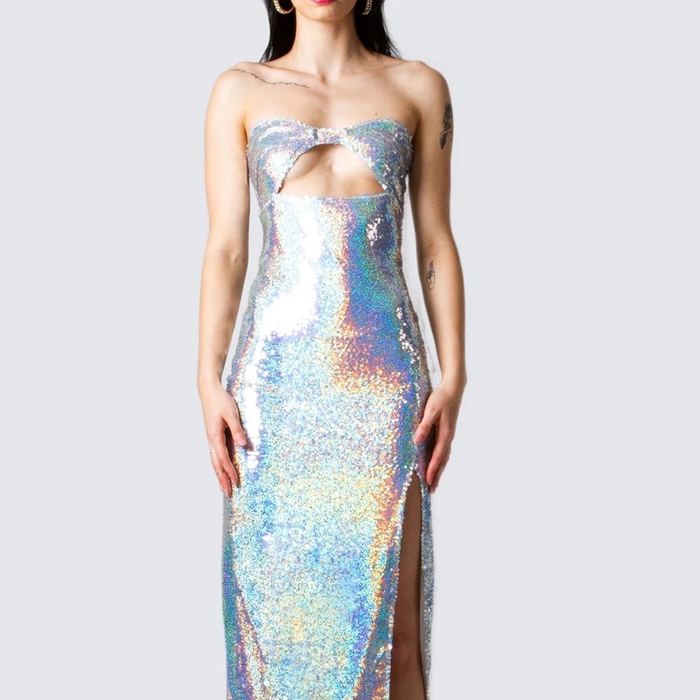 Finesse Alexi Multi Sequin Dress